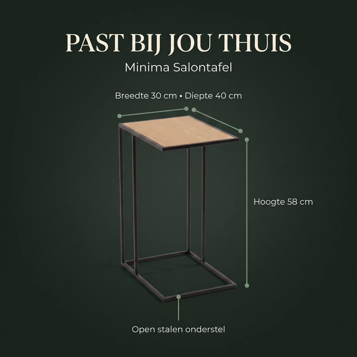Minima Salontafel – afmetingen