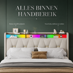 Mira LED bedframe hoofdbordplank