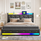 Aure Bluetooth LED Bedframe - HD productbeeld 5
