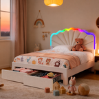 Nola Teddy LED Bedframe - HD productbeeld 3