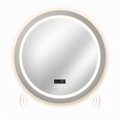 Sound LED badkamerspiegel met zilveren reflectie en Bluetooth