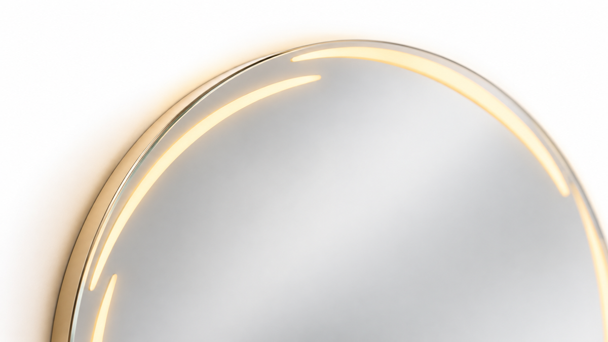 Detailfoto van Circo Ronde LED Badkamerspiegel - 80 cm