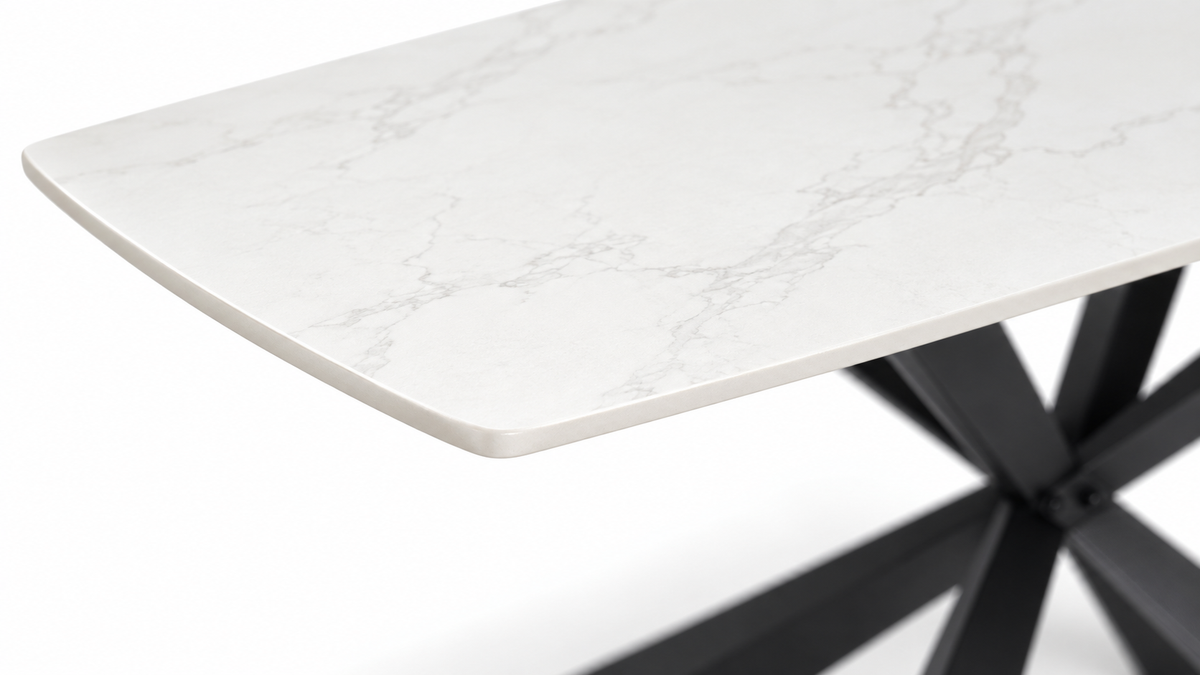Detailfoto van Eettafel TERRON 200 Wit