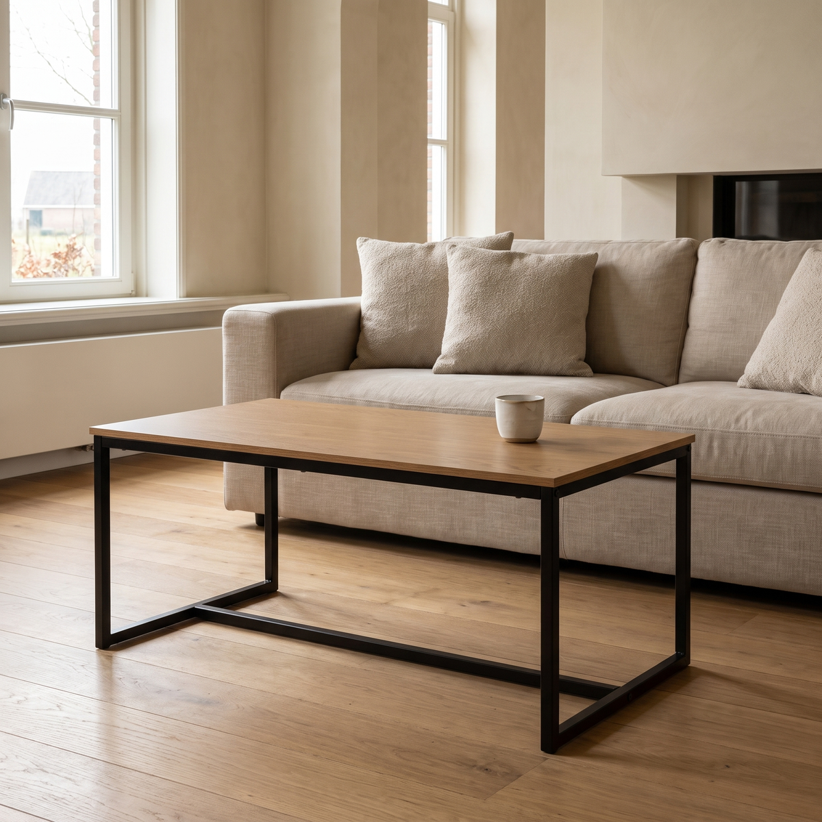 Tabula Salontafel – fotorealistisch interieur 1